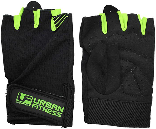 Urban Fitness Training Glove - Black/Green - Medium