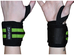 Urban Fitness Handgelenkbandage Unterstützung - verstellbare Fitness Wraps schwarz
