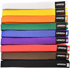 Urban Fight brauner Kampfsport Gürtel - 240cm - langlebiger Baumwollgürtel