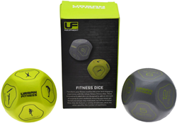 Urban Fitness Fitness-Würfel - 8-seitiges Workout-Spielset Gelb