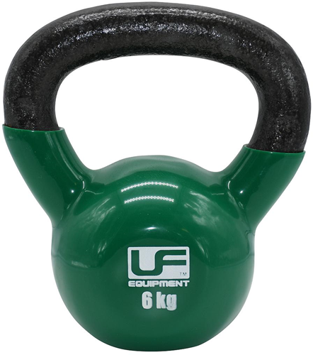 Urban Fitness Gusseisen Kettlebell Grün - 6kg