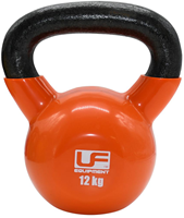 Urban Fitness Kettlebell Gusseisen orange - 12kg Krafttraining