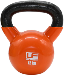 Urban Fitness Gusseisen Kettlebell Orange - 12kg