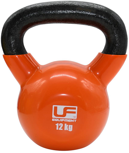 Urban Fitness Kettlebell Gusseisen orange - 12kg Krafttraining