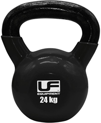 Urban Fitness Gusseisen Kettlebell Schwarz - 24kg