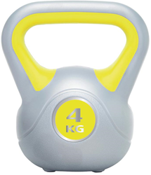 Urban Fitness Vinyl Kettlebell Gelb - 4kg
