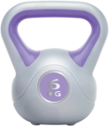 Urban Fitness Vinyl Kettlebell Lila - 6kg