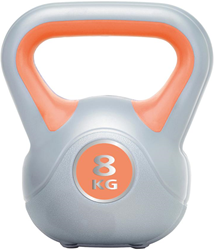 Urban Fitness Vinyl Kettlebell Orange - 8kg