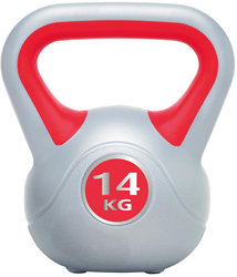 Urban Fitness Vinyl Kettlebell Rot - 14kg