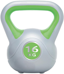 Urban Fitness Vinyl Kettlebell Grün - 16kg