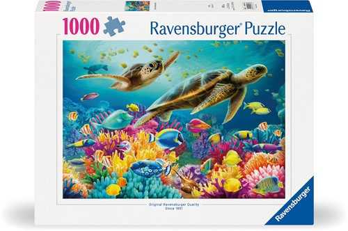 Legpuzzel Blauwe Onderwaterwereld, 1000st.-2