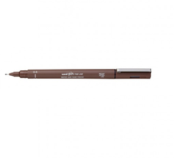 Uni-ball Fineliner 0,5 mm Sepia - Zeichnen und Schreiben Stift