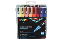 Posca Malstifte Set - 16 Farben - Kreative Marker für alle Oberflächen
