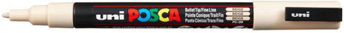 Posca Lackmarker 3M beige - Kreativer Marker für Hobby und Kunst