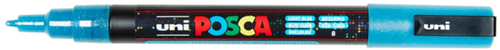 Posca Glitzer-Marker hellblau – Kreativer Malstift für Kinder
