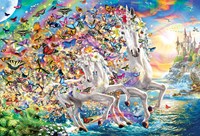 Eurographics Puzzle Einhorn Fantasy - 2000 Teile Fantasie