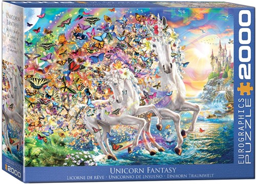 Eurographics Puzzle Einhorn Fantasy - 2000 Teile Fantasie-2