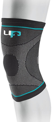 Ultimate Performance Kniebandage Kompression elastisch schwarz blau - S