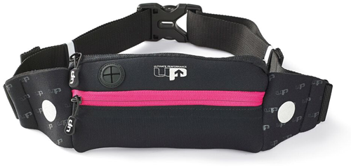Ultimate Performance Laufgürtel Titan schwarz pink Neopren