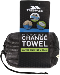 Trespass Transfix Microfibre Towel - Storm Grey -