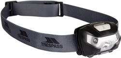 Trespass Bazan Rechargeable Headtorch - Black -