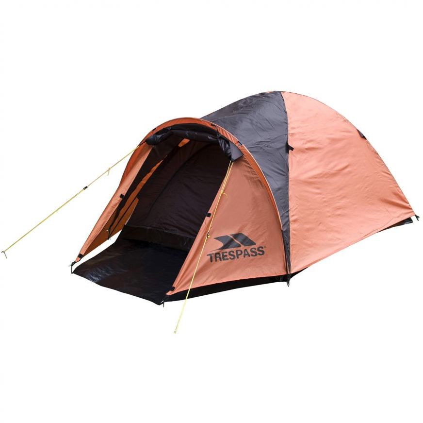 Trespass Zelt Tarmachan 2-Personen orange wasserdicht Kuppelzelt Camping  Planet Happy DE