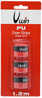Uwin Over Grip Tennis Badminton Squash rot - 3er Pack Griffband