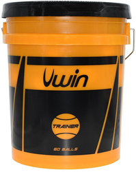 Uwin Trainer Tennis Balls - Bucket of 60 Balls -  - 60 Ball Bucket