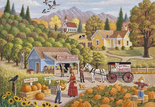 Grafika Valley Orchards - 1000 Teile