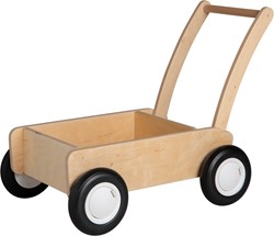 Van Dijk Toys Holz Lauflernwagen ab 1 Jahr - Natur (Kindergartenqualitt)