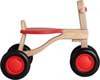 Pertina Van Dijk Toys Birkenholz Laufrad ab 1 Jahr - Rot (Kinderbetreuungsqualitt)-3