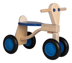 Pertina Van Dijk Toys Birkenholz Laufrad ab 1 Jahr - Blau (Kinderbetreuungsqualitt)