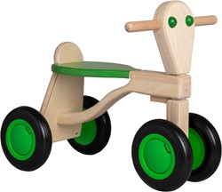 Van Dijk Toys Birkenholz Laufrad ab 1 Jahr - Grn (Kinderbetreuungsqualitt)