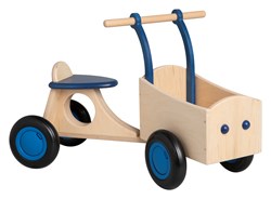 Van Dijk Toys Holz Kinder Laufrad - Blau