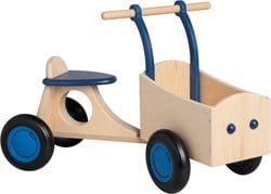 Van Dijk Toys Holz Kinder Laufrad - Blau