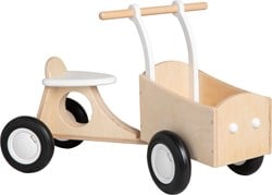 Van Dijk Toys Holz Kinder Laufrad - Wei (Kinderbetreuungsqualitt)