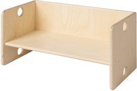 Pertina Van Dijk Toys Holz Wrfelbank / Kinderbank Naturel - 70x35x35cm ab 1 Jahr (Kinderbetreuungsqualitt)-2