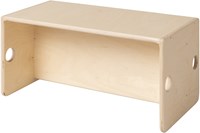 Pertina Van Dijk Toys Holz Wrfelbank / Kinderbank Naturel - 70x35x35cm ab 1 Jahr (Kinderbetreuungsqualitt)-3