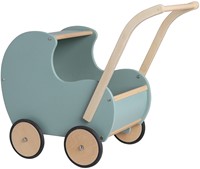 Van Dijk Toys Holzspielzeug Puppenwagen Vintage/Retro - Blau/Grn (Kinderbetreuungsqualitt)-3