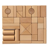 Van Dijk Toys Holzklötze aus Buche - 44 Teile