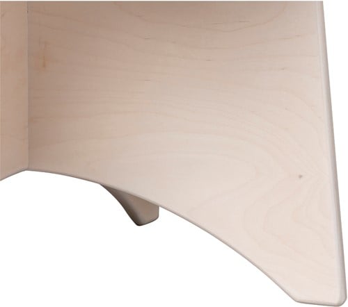 Van Dijk Toys Holz Apollo Runder Tisch Birke fr Kleinkinder - 60cm Hhe 40cm - Wei gekalkt-3