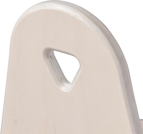 Van Dijk Toys Holz Kinderstuhl Kleinkind Apollo - Wei (Kinderbetreuungsqualitt)-3