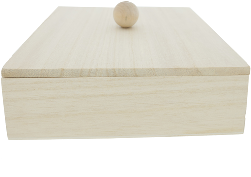 Hobby Group Quadratische Box mit losem Deckel 18x18x5,5 cm