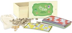 Vilac Bingo Spiel klassisches Familienspiel 76 Teile Lotteriespiel