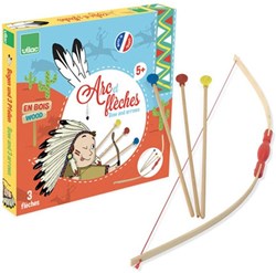 Vilac Holz Bogen Spielzeug mit Pfeilen - Schießspiel für Kinder