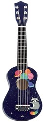 Vilac Holzspielzeug Gitarre Regenbogen Andy Westface blau Kindergitarre