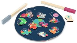 Vilac magnetisches Angelspiel Weltraum - pädagogisches Spielzeug für Kinder