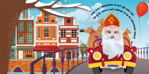 Lantaarn Pappbuch Weihnachtsmann Fingerpuppe Quietschbuch für Kinder-3