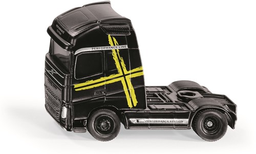 siku 1543, Volvo FH16 Performance Zugmaschine, Schwarz, Metall/Kunststoff, Bereifung aus Gummi, Kombinierbar mit siku Aufliegern im Maßstab 1:87