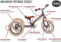 Trybike loopfiets 2 in 1 Steel - vintage groen